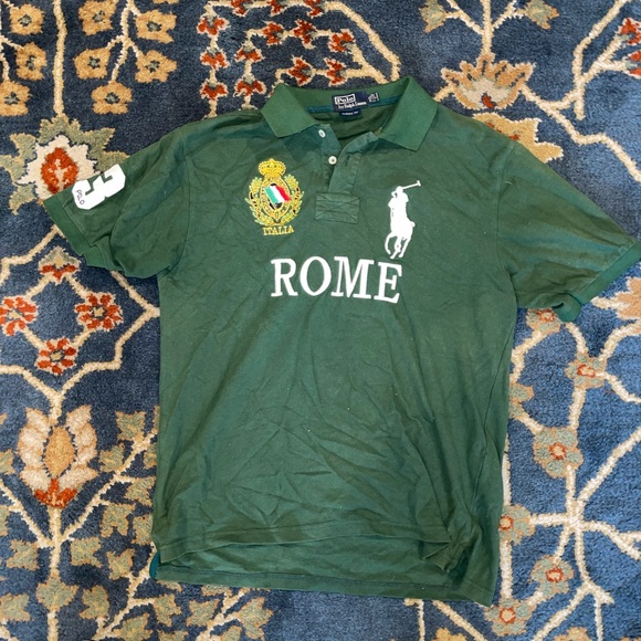 Ralph Lauren polo green size double XL fits like an XL great condition no tears. - Picture 1 of 4
